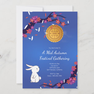 Mid Autumn Festival Gathering Mooncake Invitation