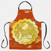 Mid Autumn Festival Gold Mooncake Moon Rabbit