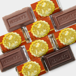Mid Autumn Festival Gold Mooncake Moon Rabbit Hershey's Miniatures