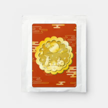 Mid Autumn Festival Gold Mooncake Moon Rabbit