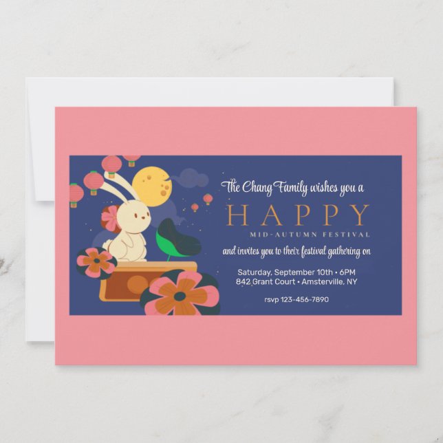 Mid Autumn Festival Invitation (Front)