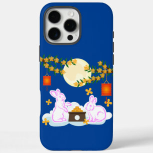 Mid Autumn Festival Moon Rabbit Mooncake Osmanthus iPhone 16 Pro Max Case