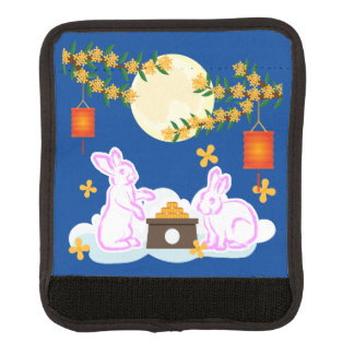 Mid Autumn Festival Moon Rabbit Mooncake Osmanthus Luggage Handle Wrap