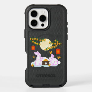 Mid Autumn Festival Moon Rabbit Mooncake Osmanthus iPhone 16 Pro Max Case