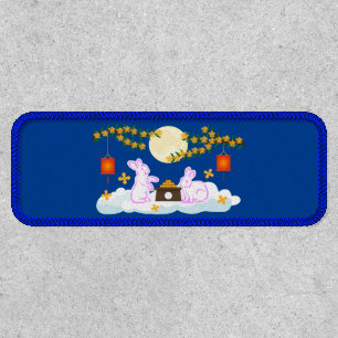 Mid Autumn Festival Moon Rabbit Mooncake Osmanthus Patch