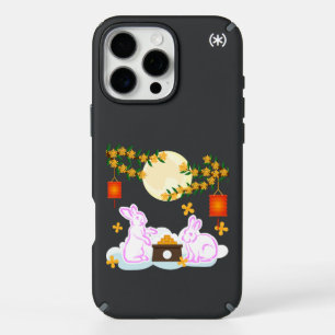 Mid Autumn Festival Moon Rabbit Mooncake Osmanthus iPhone 16 Pro Max Case