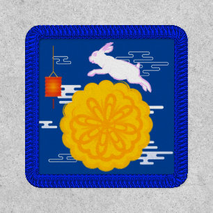 Mid Autumn Festival Mooncake Jumping Moon Rabbit Patch