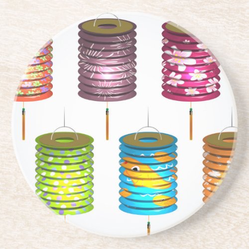 Mid Autumn Festival _ Paper Lantern Coaster