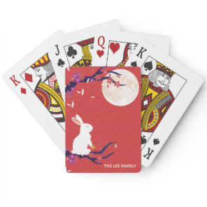 Mid Autumn Festival Rabbit Moon Playing Cards