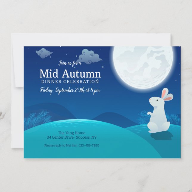 Mid Autumn Invitations (Front)