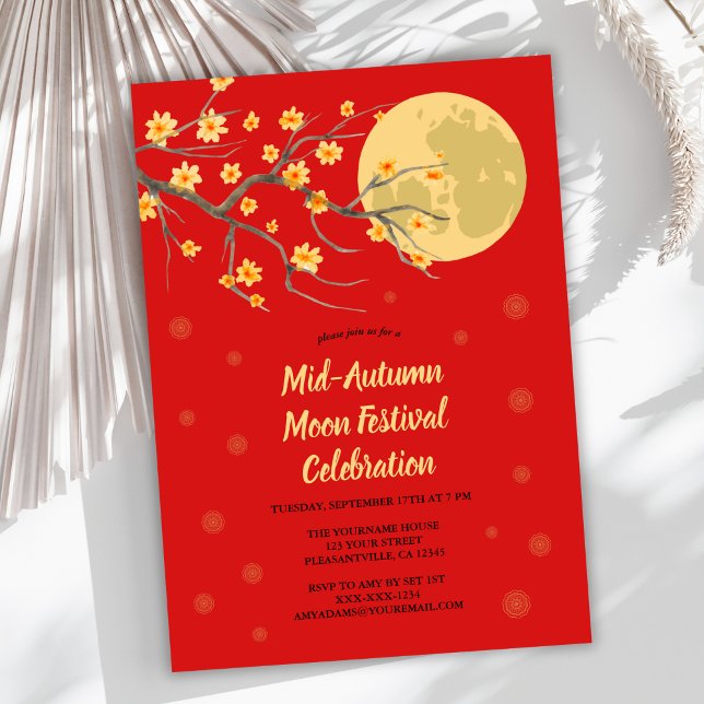 Mid-Autumn Moon Festival Dragon Holiday Card (Creator Uploaded)