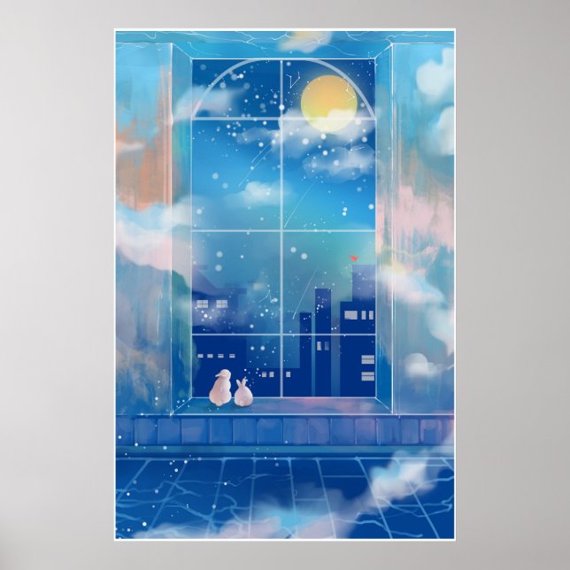 Mid Autumn Moon Festival Poster (Front)