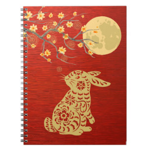 Mid-Autumn Moon Festival Rabbit Notebook