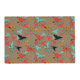 Mid-Centruy Modern, Atomic Pattern Placemat