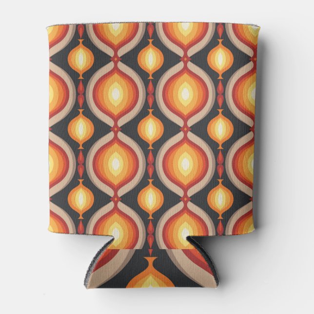 Mid-century art: abstract geometric background. can cooler (Front)