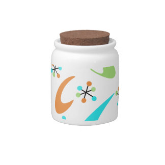 Mid-Century Atomic Candy Jar