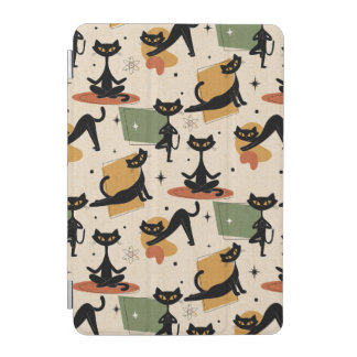 Mid-Century Atomic Cat Design | Retro Cat iPad Mini Cover