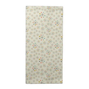 Mid-Century Atomic Inspired Pattern Cloth Napkin