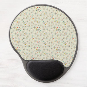 Mid-Century Atomic Inspired Pattern Gel Mouse Pad