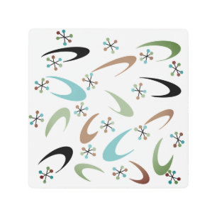 Mid-Century Atomic Metal Wall Art