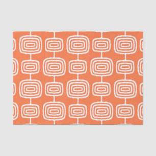 Mid Century Atomic Rings Abstract Pattern Tissue Paper