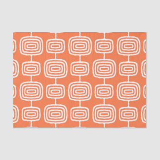 Mid Century Atomic Rings Abstract Pattern Tissue Paper