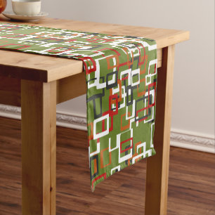 Mid Century Atomic Table Runner
