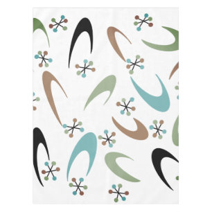 Mid-Century Atomic Tablecloth