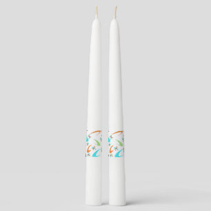 Mid-Century Atomic Taper Candles