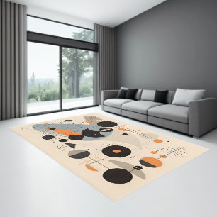 Mid-century Bauhouse Geometric design Rug