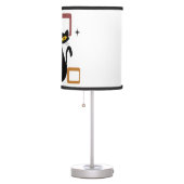 Mid Century black cat Table Lamp (Right)