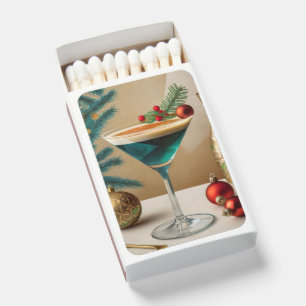 Mid Century Christmas Cocktail Party Happy Hour Matchboxes