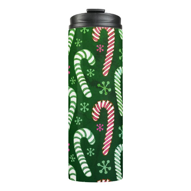 Mid Century Christmas Thermal Tumbler (Front)