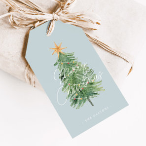 Mid Century Christmas Tree Holiday | Gift Tag