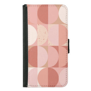 Mid-Century Circles: Modern Geometric Pattern. Samsung Galaxy S5 Wallet Case