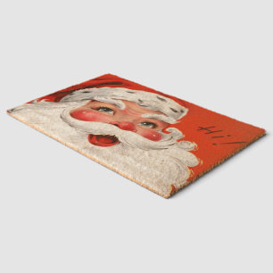 Mid-Century Close-Up Santa Fiber Doormat