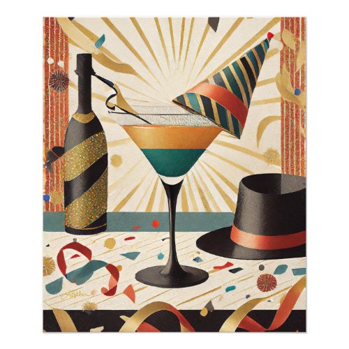 Mid_Century Cocktail Hour _ New Years Eve Photo Print