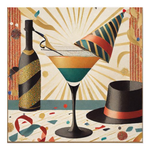 Mid_Century Cocktail Hour _ New Years Eve Photo Print