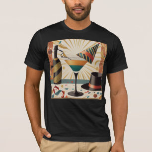 Mid-Century Cocktail Hour - New Years Eve T-Shirt