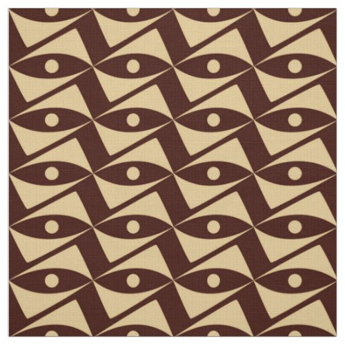 Mid_Century Delta Wings _ chocolate  camel Fabric