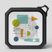 Mid Century Flow Chart Geometric Shapes Bluetooth Speaker