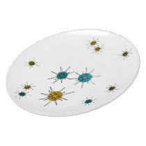 Mid-Century Franciscan Atomic Starburst Dinner Plate