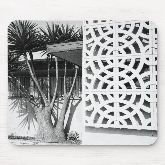 Mid-Century Garden Mouse Pad (Front)