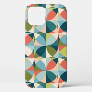 Mid-Century Geometric, Abstract Seamless Design. iPhone 12 Case