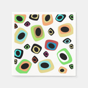 Mid-Century Geometric Napkins