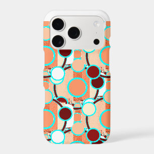 mid-century Geometric Pattern iPhone 17 Pro Case