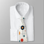 Mid Century Geometric Pattern Neck Tie<br><div class="desc">Inspired by the Mid-Century,  this design features geometric shapes in a seamless pattern.</div>