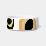 Mid-Century Geometric Pet Bowl<br><div class="desc">This Mid-Century Geometric modern design will look good on any item!</div>