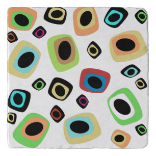Mid-Century Geometric Trivet