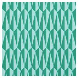 Mid-Century geometric, turquoise and aqua Fabric